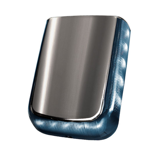 Irene Basic V2 Chrome Cy Alarm Siren Battery Outdoor with Blue Light