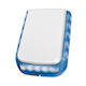Irene Basic V2 Wh Cy Alarm Siren Batterie Outdoor 125dB 10-15V with Blau Light