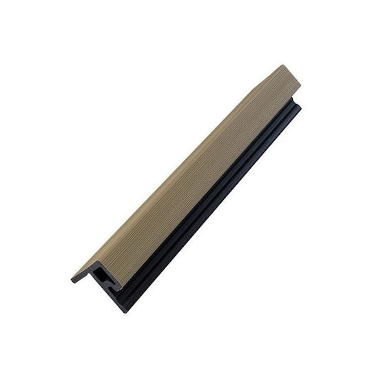 Newplan Γωνία Deck για Δάπεδο Κήπου από WPC 49.5x49.5εκ.