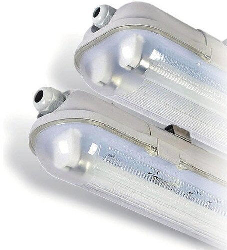 Geyer Outdoor Lighting Batten with 1 Slot for Fluorescent Lamp