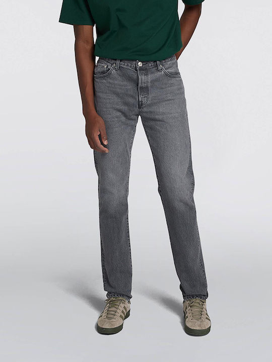 Made In Japan Pantaloni Jeans pentru Bărbați cu Croială Slim Tapered Gri