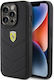 Ferrari 6.1" Back Cover Plastic Negru (iPhone 15 Pro)