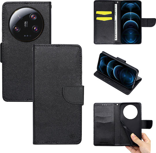 Sonique Book Piele artificială Negru (Xiaomi 13 Ultra)