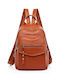 Roxxani Leather Women's Bag Backpack Brown