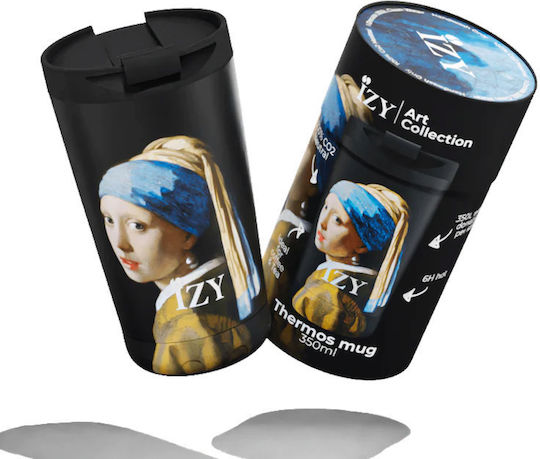 Izy Bottles Sticlă Termos Oțel inoxidabil Fără BPA 350ml Argintiu