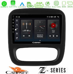 Cadence Car Audio System for Opel Vivaro Fiat Talento Renault Trafic Nissan NV300 with A/C (Bluetooth/USB/WiFi/GPS/Android-Auto) with Touch Screen 9"