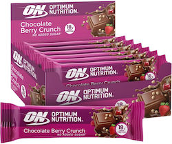 Optimum Nutrition Bars with 18gr Protein & Flavor Chocolate 12x55gr