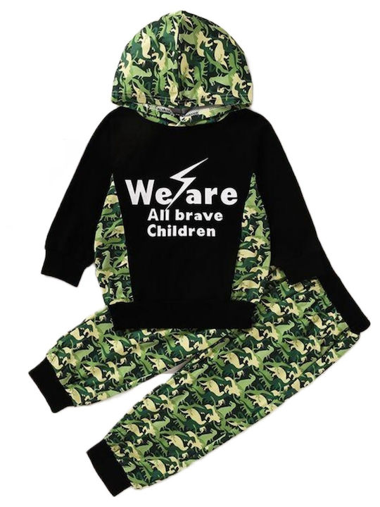 Kinder Sweatpants Set - Jogginganzug Schwarz 2Stück