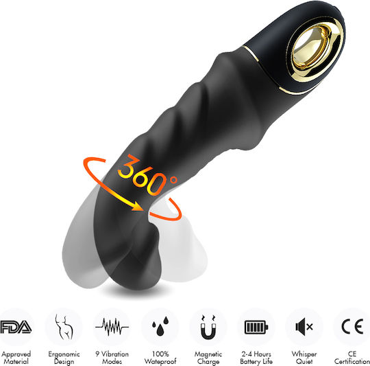 Kinksters Realistic Vibrator 2cm Negru