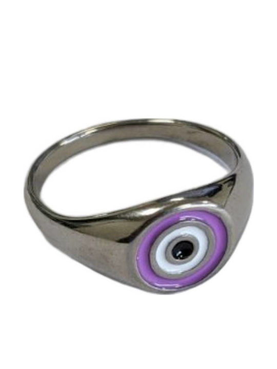 Kostibas Fashion Γυναικείο Δαχτυλίδι από Ατσάλι Επιχρυσωμένο