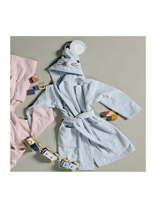 Kentia Kids Hooded Bathrobe Hummy Gray