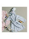 Kentia Kids Hooded Bathrobe Hummy Gray