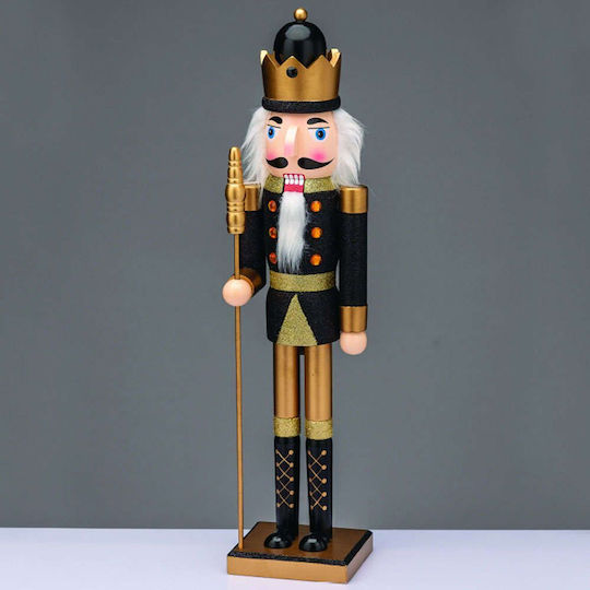 Aca König Weihnachts-Nussknacker Schwarz
