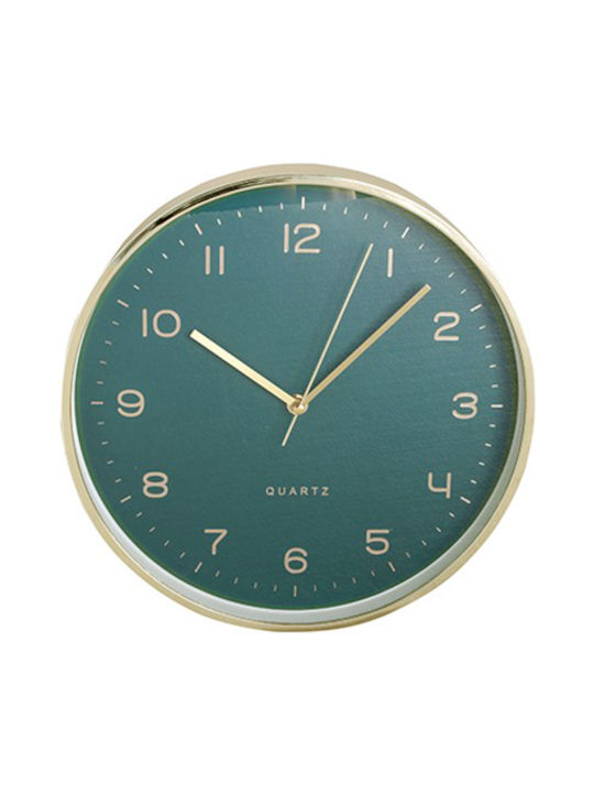 Etoile Wall Clock Plastic Green Ø30cm