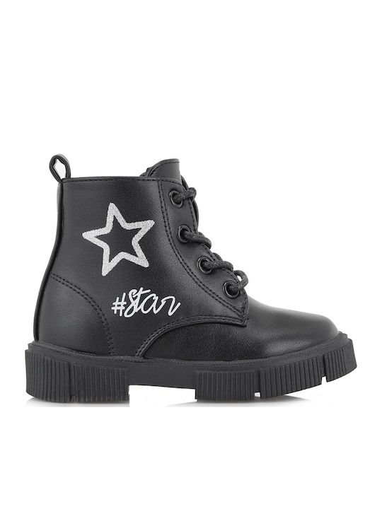 Exe Kids Boots with Laces Black