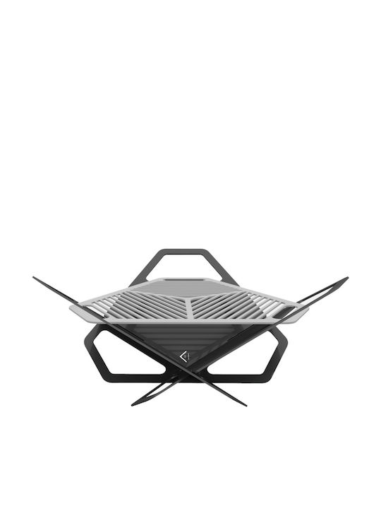 Kratki Fire Pit Focar În aer liber din metal Ne...