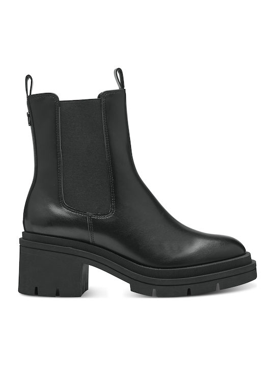 Women's Chelsea Boots with Medium Heel Black
