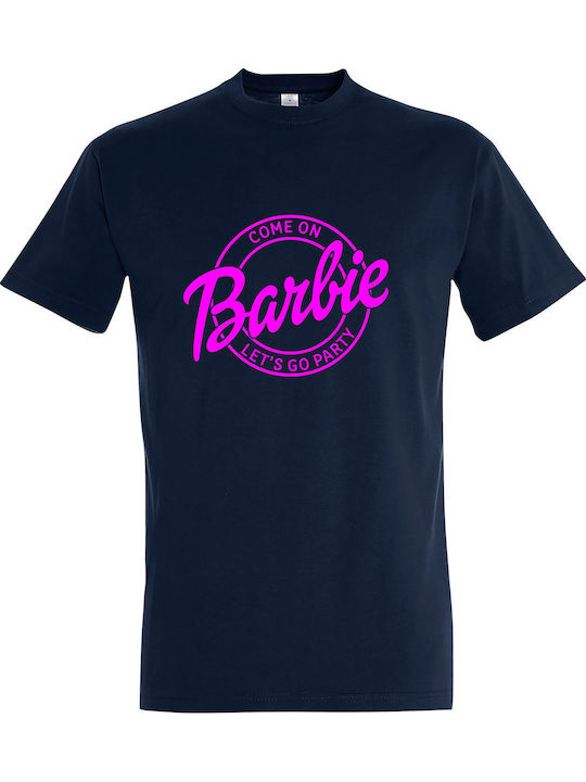 T-shirt Blau Baumwolle