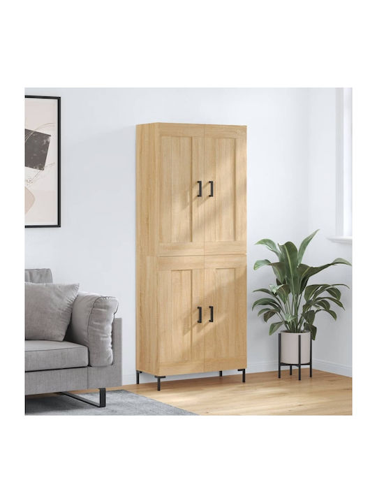 Kleiderschrank Büro Coffee 69.5x34x180cm