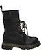 Leather Women's Ankle Boots Black
