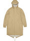 Fishtail Winter Jacket Parka Waterproof and Windproof Beige