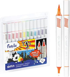 Fiorello Fiorello Sketch 0.4mm Σετ 12 χρώματα