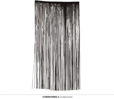 Fiestas Guirca Curtain for Party Halloween in Black color