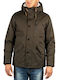 Winter Jacke Winddicht Khaki