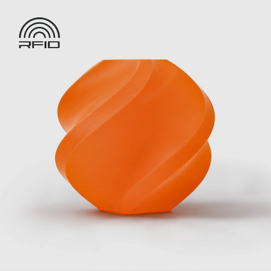 Bambu Lab PLA 3D Printer Filament 1.75mm Orange 1kg 1pc Spool