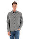 Selected Men's Shirt Overshirt Long Sleeve Gray