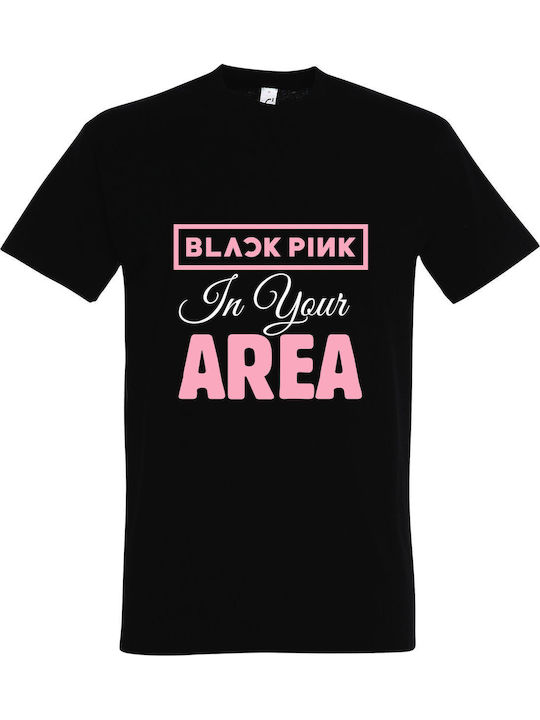 Kids' T-shirt Black Blackpink In Your Area