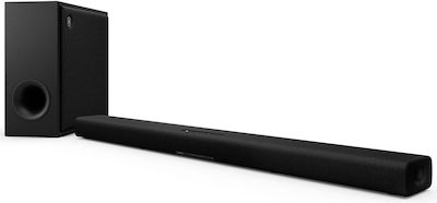 Yamaha TRUE X BAR SR-X50A Soundbar 280W 2.1.2 με Ασύρματο Subwoofer Μαύρο