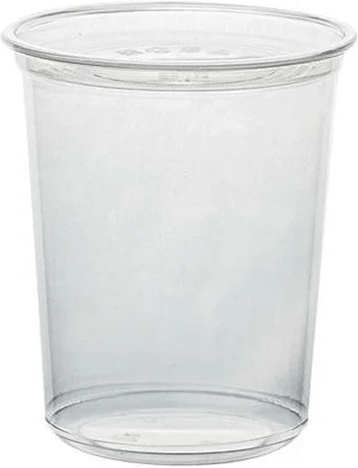 Intertan Μπωλ Σερβιρίσματος Στρογγυλό Πλαστικό Διάφανο με Διάμετρο 11.7εκ.