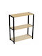 Tischspiel Holzregal 65x29x78cm Blau