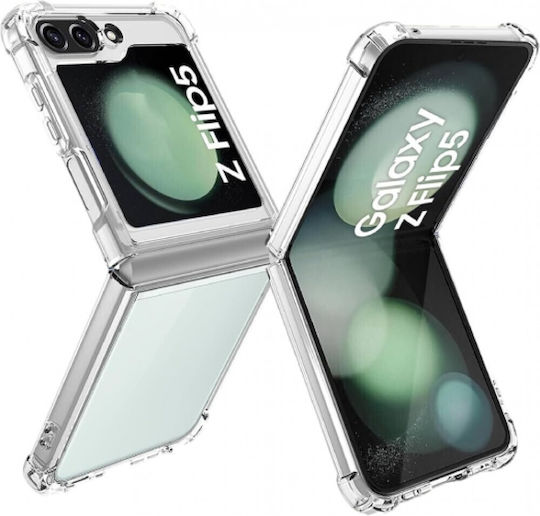 Galaxy Umschlag Rückseite Silikon 1.5mm Transparent (Samsung Galaxy Z Flip 5)
