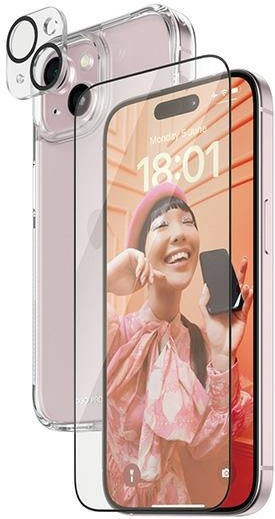 PanzerGlass Bundle Back Cover Plastic Transparent (iPhone 15) B1172+2809