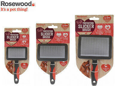 Rosewood Slicker Brush Small Dogs for Coat Grooming