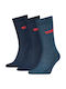 Levi's Cut Batwing Logo Men's Socks Blue 3Pack