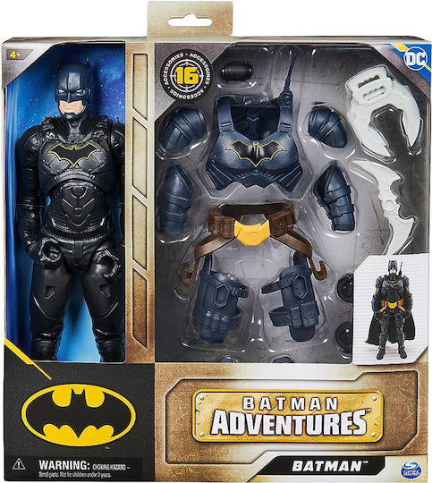 Action Figure DC Batman Adventures: Batman with Accessories Justice League Batman for 4+ Years 30cm.