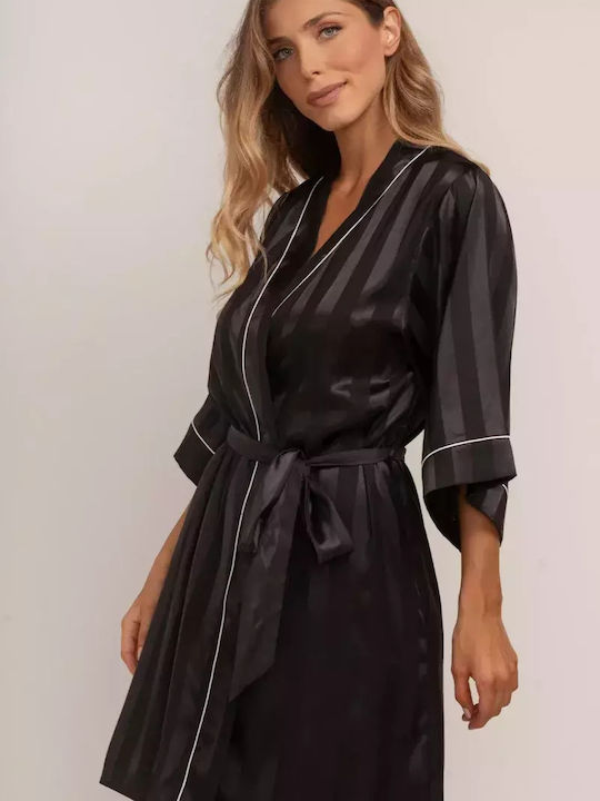 Bonatti Winter Women's Robe Black Sorella