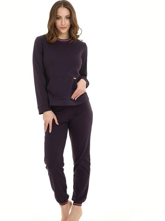 Zen by Daisy Winter Women's Pyjama Top Purple
