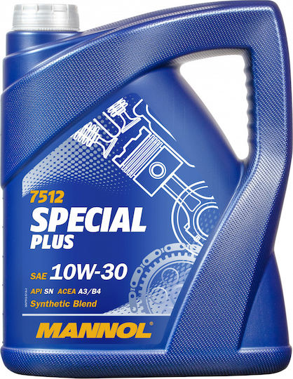 Mannol Plus Motorcycle Oil for Four-Stroke Engines 10W-30 5lt