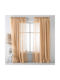 Saray Home Window Curtain With Pencil Pleat Orange 280x140cm