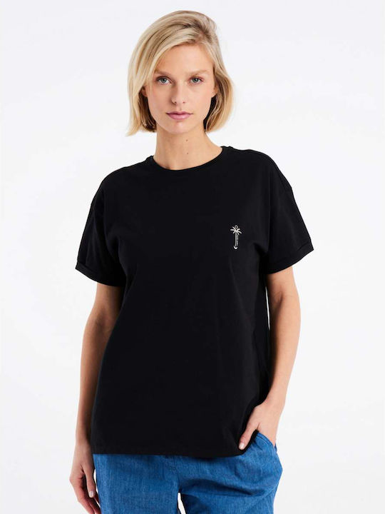 Protest Women's T-shirt Black