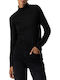 Tiffosi Women's Long Sleeve Sweater Turtleneck Black