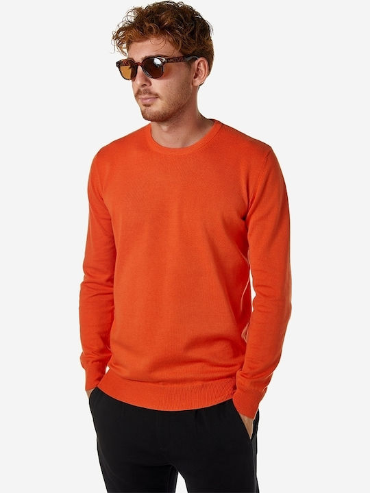 Brokers Jeans Langarm-Pullover Orange