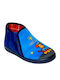 Kinderhausschuhe Stiefel Blau