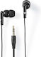 Nedis In-ear Handsfree with 3.5mm Connector Black
