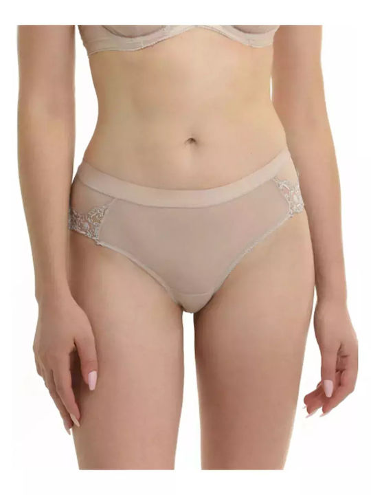 Miss Rosy Γυναικείο Boxer με Δαντέλα Dusty Rose