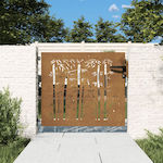 vidaXL Bamboo Garden Gate Brown 85x75cm